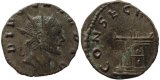 Roman coin of Claudius II AE Antoninianus - CONSECRATIO