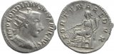 Roman coin of Gordian III AR silver antoninianus - FORTVNA REDVX