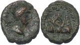 Roman coin of Marcus Aurelius, Caesarea, Cappadocia 164AD Syd 338 var