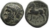 Thessalian coin of Gyrton Circa 350-300 BC