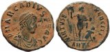 Roman coin of Arcadius 383-408AD VIRTVS EXERCITI - Antioch Mint