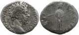 Roman coin of Septimius Severus 193-211AD denarius - Minerva