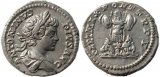 Roman coin of Caracalla AR Denarius - PART MAX PONT TRP V