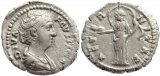 Roman coin of Faustina I AR silver denarius - AETERNITAS