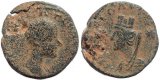 Roman coin of Gordian III AE21 of Carrhae in Mesopotamia