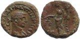 Roman coin of Diocletian and Dikaiosyne