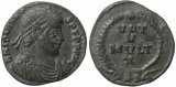 Roman coin of Jovian - VOT V MVLT X - Thessalonica