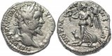 Roman coin of Septimius Severus AR silver denarius - VICT PARTHICAE