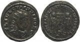 Ancient Roman coin of Crispus - VICTORIAE LAETAE PRINC PERP - Ticinum