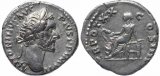 Roman coin of Antoninus Pius AR silver denarius - TR POT XX COS IIII
