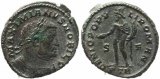 Roman coin of Galerius large silvered follis - GENIO POPVLI ROMANI - Treveri