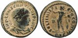 Roman coin of Constantine I - SOLI INVICTO COMITI - Rome Mint