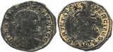Roman coin of Maximinus II as Filius Augustorum - VIRTVTI E XERCITVS