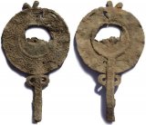 Ancient Roman Votive Lead Mirror 2-4th Century AD