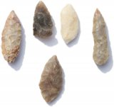 5 Ancient Neolithic Arrowheads from the Sahara 5000BC