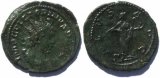 Roman coin of Victorinus Antoninianus 268-270AD large flan for the type