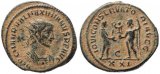 Roman coin of Maximian - IOVI CONSERVATORI AVGG
