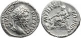 Roman coin of Septimius Severus 193-211 AD AR Denarius - PM TR P XI COS III PP