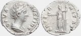 Roman coin of Faustina Senior denarius - AETERNITAS