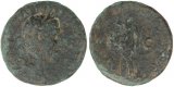 Large Roman coin of Trajan Ae As - TR POT COS II S C