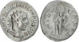 Roman coin of Philip I 'the Arab' silver antoninianus - PM TRP III COS PP