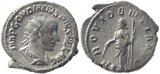 Roman coin of Gordian III 238-244AD silver antoninianus - PROVIDENTIA AVG