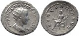 Roman coin of Gordian III 238-244AD silver antoninianus - CONCORDIA AVG