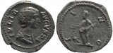 Roman coin of Julia Domna AR denarius - Wife Of Septimius Severus - IVNO