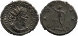 Roman coin of Postumus silvered antoninianus - PAX AVG
