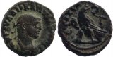 Roman coin of Diocletian Potin Tetradrachm minted in Alexandria, Egypt - Year 3, 286-287AD