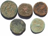 5 Large Ancient Roman coins
