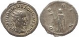 Roman coin of Trajan Decius AR antoninianus - GENIVS EXERC ILLVRICIANI