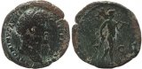 Roman coin of Antoninus Pius - Mars