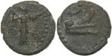 Ancient Greek coin of Phaselis, Lycia Ae18 - Athena & Nike