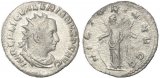 Roman coin of Valerian AR silver antoninianus - VICTORIA AVGG