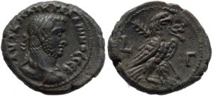 Bold Ae Tetradrachm of Gallienus - Alexandria Egypt