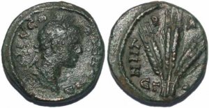 Roman coin of Severus Alexander, Caesarea, Cappadocia 229AD Year 8 Cf L  I  A1725A
