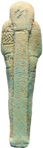 Super Ancient Egyptian Faience Ushabti - Late Period 27th Dynasty - Perfect condition