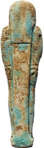 Ancient Egyptian Faience Ushabti - Late Period 27th Dynasty - Superb