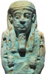 Ancient Egyptian Faience Ushabti - Late Period 27th Dynasty - Perfect
