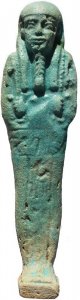 Ancient Egyptian Faience Ushabti - Late Period 27th Dynasty