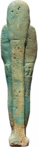 Ancient Egyptian Faience Ushabti - Late Period 27th Dynasty
