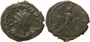 Roman coin of Victorinus 268-270AD - INVICTVS