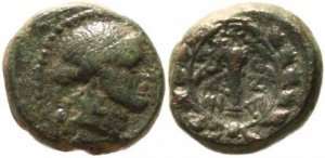 Lydia, Sardes AE14 After 133 B.C.
