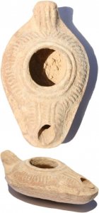 Ancient Transjordan Oil Lamp 500-600AD from the Holyland