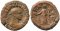 Roman coin of Diocletian Potin Tetradrachm minted in Alexandria, Egypt - Year 3