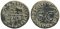 Roman coin of Claudius AE quadrans - PON M TR P IMP COS DES IT, S C