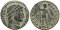 Roman coin of Constantine I - GLORIA EXERCITVS - Constantinople - Scarce