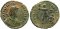 Roman coin of Valentinian II Ae2 - VIRTVS EXERCITI - Alexandria