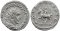 Roman coin of Trajan Decius AR Antoninianus - ADVENTVS AVG